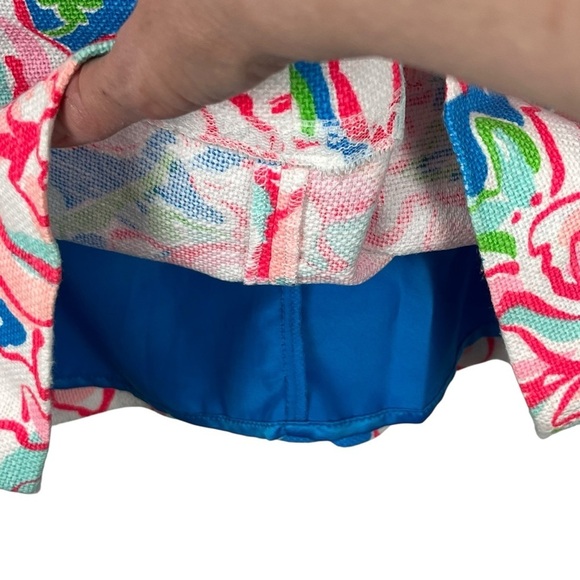 Lilly Pulitzer Nienie Dress Flutter Blue Lucky Charm 51971 Size 0 - Picture 8 of 13